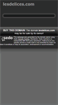Mobile Screenshot of lesdelices.com